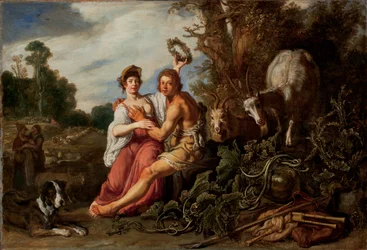 Paris e Oenone, 1619